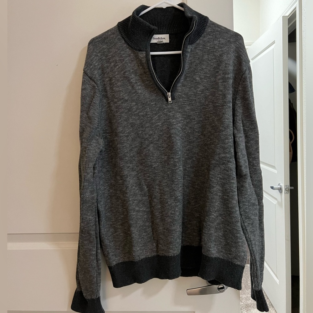 Goodfellow & Co Men’s Quarter zip Pullover sweater
